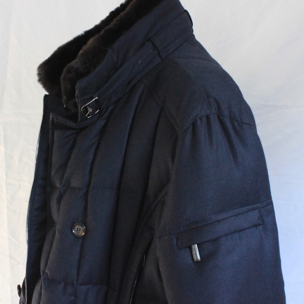 NWOT Down puffer jacket with fur collar
